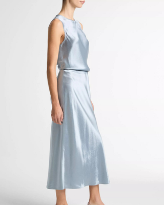 SIDE SLIT SLIP SKIRT