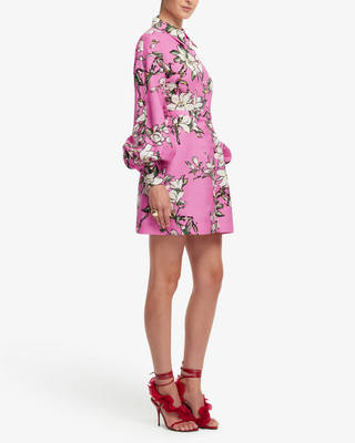 LUMINOUS LINEN MINI DRESS