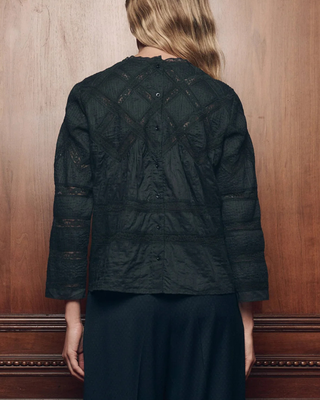 THE LATTICE LACE VICTORIAN TOP