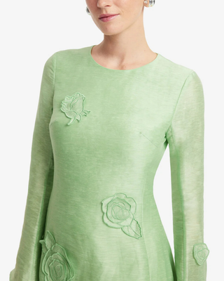 SUZANNE APPLIQUÉ MINI DRESS