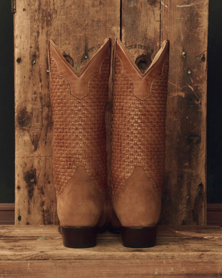 THE BASKET WEAVE COWBOY BOOT