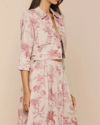 EDA 3/4 SLEEVE CROP JACKET