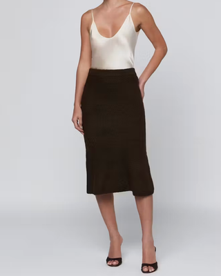SALEM KNIT FLARE SKIRT