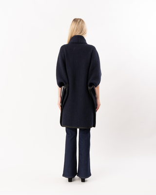 WOOL CASHMERE PONCHO