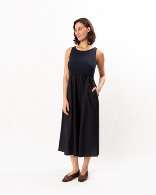 SLEEVELESS TANK MIDI DRESS