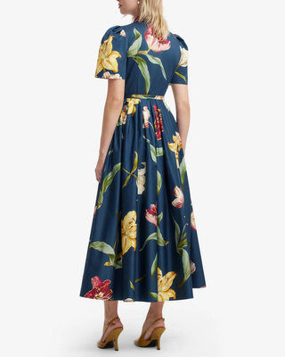 BIANCA SHORT SLEEVE MIDI DRESS