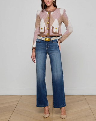 SIOBHAN FUZZY ARGYLE CARDI