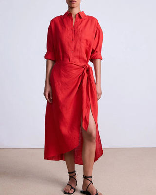 ALESSANDRA SARONG SHIRT DRESS