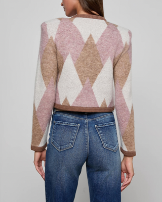 SIOBHAN FUZZY ARGYLE CARDI