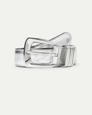 CRINKLE LEATHER ARCH BELT