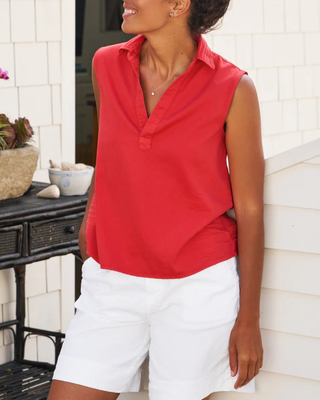 OLIVIA SLEEVELESS POLO SHIRT