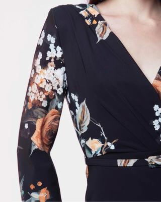 AVIZE PRINT LONG DRESS