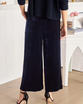 MAISIE VELVET WIDE LEG PANT