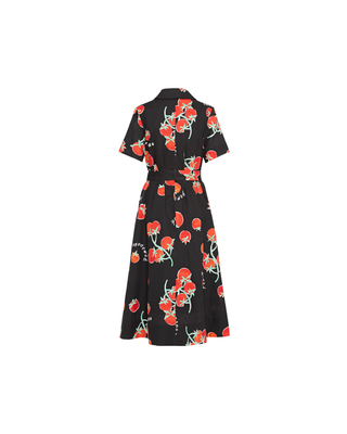 LEXI POMODORO MIDI DRESS