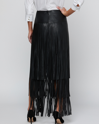 KAROLINE MAXI FRINGE SKIRT