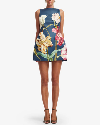 ALI EMBROIDERED MINI DRESS