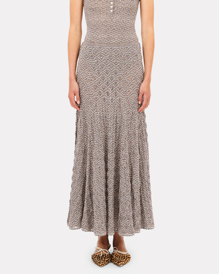 GABRIELLE MIDI KNIT SKIRT