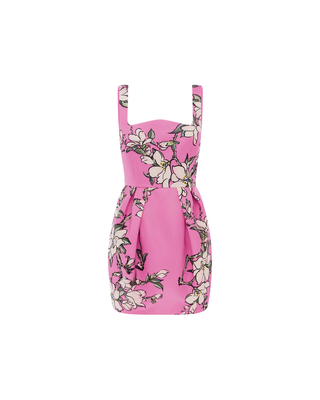 piper pink dress Piper Pink Dress Retro-Inspired Fitted Silhouette with Long Sleeves ellarose-london.com
