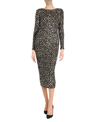 ABBYGAIL SEQUIN MIDI DRESS