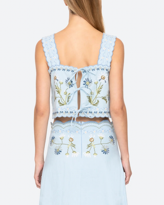 AUDRA EMBROIDERY TANK