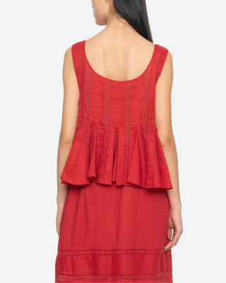 PIPPA SOLID SLEEVELESS TOP