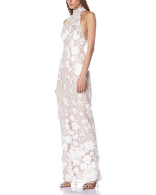 JASMINE HALTERNECK MAXI DRESS