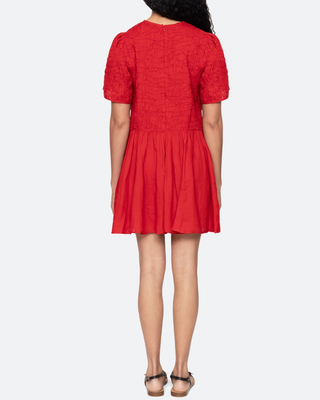 IMOGEN SOLID S/SLV DRESS