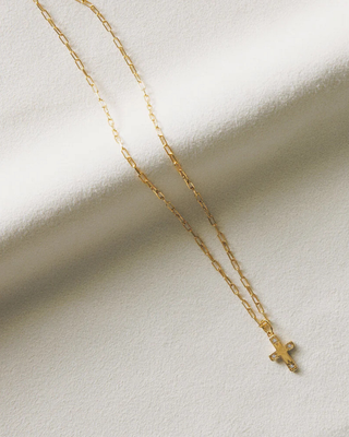 COSMOS CROSS NECKLACE