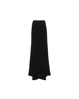 LAUDRIE VELVET MAXI SKIRT