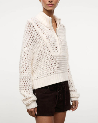 CROPPED HAMPTON SWEATER