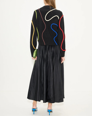 CHER SQUIGGLE SWEATER
