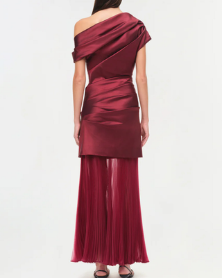 AMMALIE COMBO MIDI DRESS