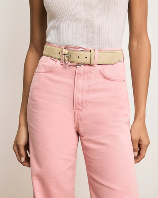 SUEDE RESIN ARCH BELT