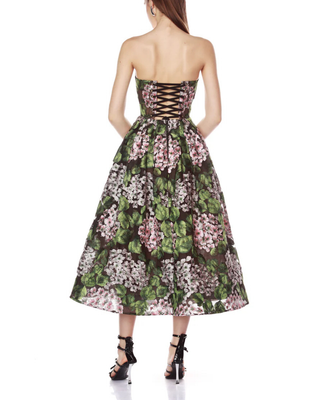 KATE STRAPLESS MIDI DRESS