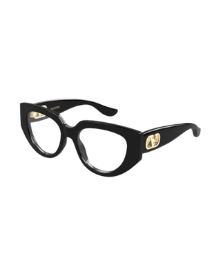 CHUNKY ROUND CAT-EYE GLASSES