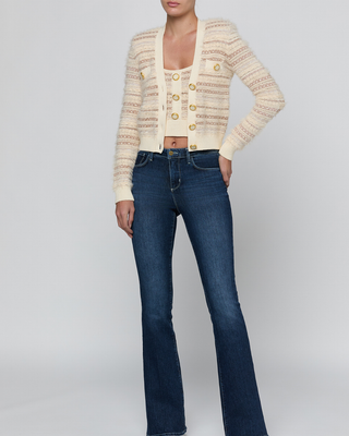 ARIADNE MIXED STITCH CARDI