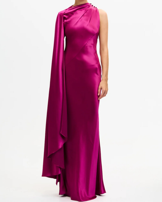 acler rockland midi dress Rockland Midi Dress for Women, Dove Metallic, AU8/US4