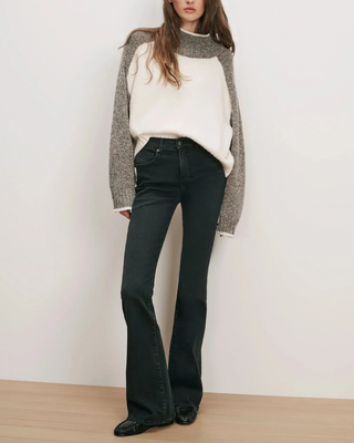 BEVERLY MID RISE SKINNY FLARE JEAN