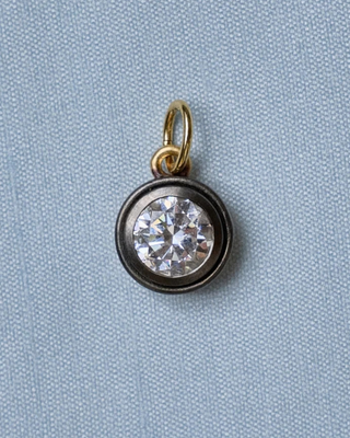 RHODIUM BEZEL CHARM
