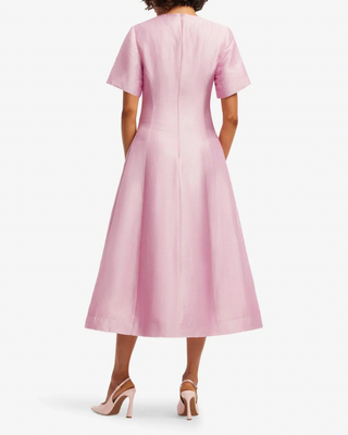 CAROLINE SHORT SLEEVE MIDI DRESS