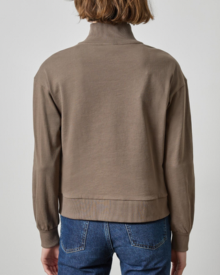 MOCK NECK CARDIGAN
