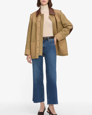 LE SLIM PALAZZO CROP JEAN