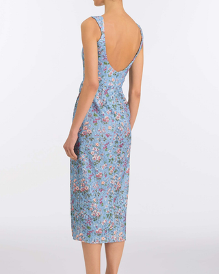 MARLA LACE WRAP SKIRT MIDI DRESS