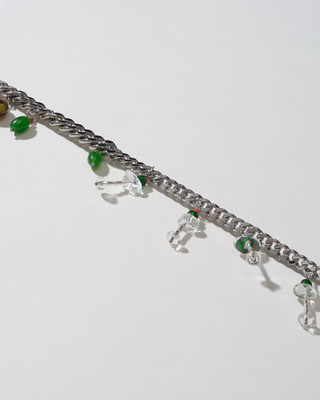 CURB CHAIN MARTINI WRISTLET