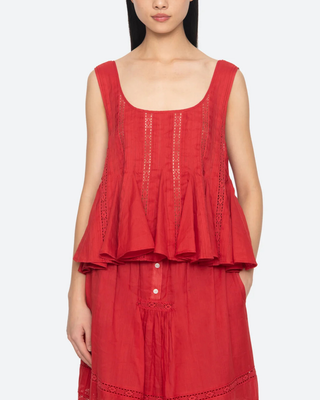 PIPPA SOLID SLEEVELESS TOP