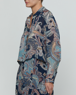 COSETTE CROP HI LOW SHIRT