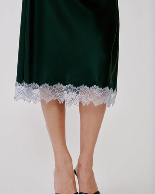 TAYLOR V-NECK BIAS CUT DRESS