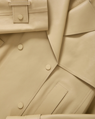 CROPPED HEATHCLIFF TRENCH COAT