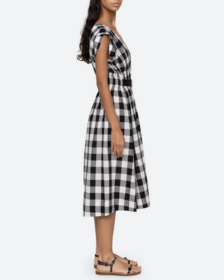 NECI GINGHAM MINI TANK DRESS