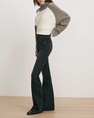 BEVERLY MID RISE SKINNY FLARE JEAN